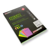 Etykiety samoprzylepne A4 fluo czerwone 100ark. Wydawca: POLSIRHURT. SmakLiter.pl Opakowanie Etykiety samoprzylepne A4 fluo czerwone 100ark