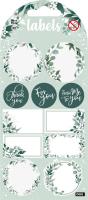 Opakowanie Etykiety samoprzylepne - Eucalyptus Labels