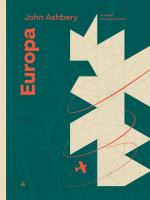 Europa. Autor: Ashbery John. SmakLiter.pl Okładka książki Europa