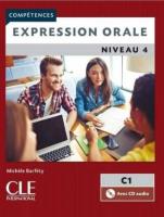 Okładka książki Expression orale 4 2ed. C1 podręcznik +CD