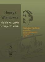 Okładka książki Fantaisie brillante na skrzypce i orkiestrę op.20