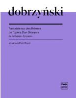 Okładka książki Fantaisie sur des themes de l'opera ''Don Giovanni