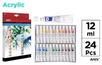 Opakowanie Farba akrylowa 12ml 24 kolory