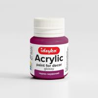 Opakowanie Farba akrylowa Czerń i czerwień 20ml