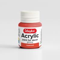 Opakowanie Farba akrylowa Czerwony 20ml