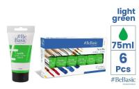 Farba akrylowa - jasny zielony 75ml (6szt). Wydawca: BeBasic. SmakLiter.pl Opakowanie Farba akrylowa - jasny zielony 75ml (6szt)
