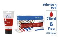 Farba akrylowa - karmazynowa czerwień 75ml (6szt). Wydawca: BeBasic. SmakLiter.pl Opakowanie Farba akrylowa - karmazynowa czerwień 75ml (6szt)