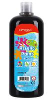 Opakowanie Farba akrylowa KEYROAD butelka 1000ml czarna