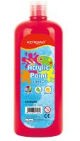 Farba akrylowa KEYROAD butelka 1000ml czerwona. Wydawca: Keyroad. SmakLiter.pl Opakowanie Farba akrylowa KEYROAD butelka 1000ml czerwona