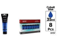 Opakowanie Farba akrylowa kobaltowo-niebieska 35ml (8szt)