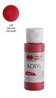 Opakowanie Farba akrylowa Matt czerwień 60ml HAPPY COLOR