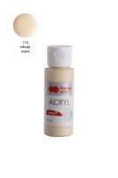 Opakowanie Farba akrylowa Matt sepia 60ml HAPPY COLOR