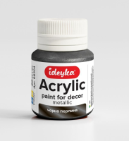 Opakowanie Farba akrylowa metaliczna Czarna perła 20ml