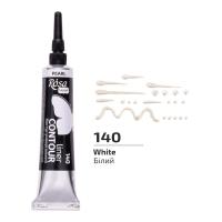 Opakowanie Farba aktylowa kontur universal perłowa white 20ml