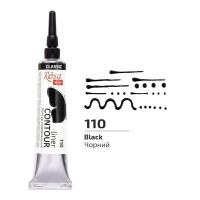 Opakowanie Farba aktylowa konturowa universal black 20ml