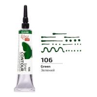 Opakowanie Farba aktylowa konturowa universal green 20ml
