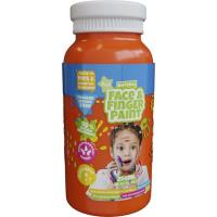Farba dla malowania palcami pomarańczowa 250ml. Wydawca: Boti. SmakLiter.pl Opakowanie Farba dla malowania palcami pomarańczowa 250ml