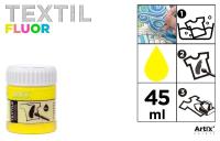 Opakowanie Farba do tkanin 45ml fluor żółta (6szt)