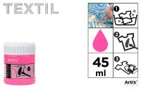 Opakowanie Farba do tkanin 45ml różowa (6szt)