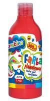 Opakowanie Farba plakatowa czerwona 500ml BAMBINO