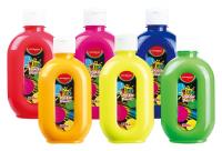Opakowanie Farba plakatowa KEYROAD butelka 300ml 6 kolorów neonowych