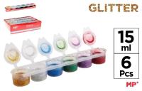 Opakowanie Farba plakatowa tempera brokat 6x15ml