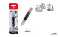 Opakowanie Farba strukturalna 3D biały metalizowany 30ml