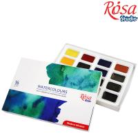 Opakowanie Farby akwarelowe w kostkach 16 x2,5 ml