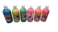 Opakowanie Farby plakatowe fluorestencyjne 500ml 6 kolorów