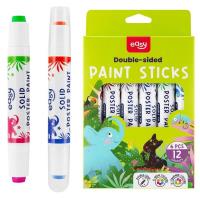 Farby plakatowe w sztyfcie 12 kolorów. Wydawca: Easy Stationery. SmakLiter.pl Opakowanie Farby plakatowe w sztyfcie 12 kolorów