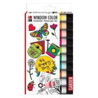 Opakowanie Farby witrażowe Garden 25ml 10 kolorów