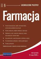 Okładka książki Farmacja. Ujednolicone przepisy