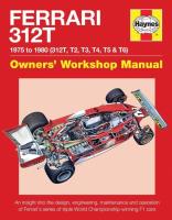 Okładka książki Ferrari 312T 1975 to 1980