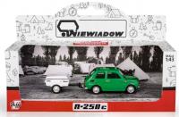 Opakowanie Fiat 126p + przyczepa Niewiadów Krótka zielony
