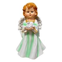 Opakowanie Figurka Anioł z Gołąbkiem - Zielony