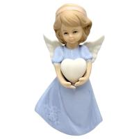 Opakowanie Figurka Aniołek porcelanowy niebieski 14cm