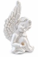 Opakowanie Figurka Aniołek z Żywicy biała 16cm