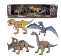 Figurki dinozaurów 4szt. Wydawca: Lena. SmakLiter.pl Opakowanie Figurki dinozaurów 4szt