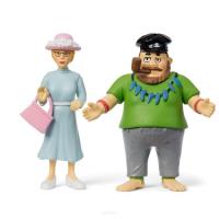 Figurki Ephraim i Panna Prysselius Pippi. Wydawca: MICKI. SmakLiter.pl Opakowanie Figurki Ephraim i Panna Prysselius Pippi