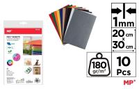 Opakowanie Filc dekoracyjny 20x30cm 180g 10 kolorów