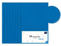 Opakowanie Filc dekoracyjny niebieski 8szt