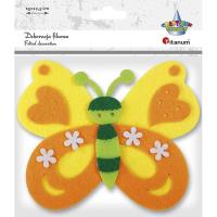 Opakowanie Filcowy motyl 3D 150x125mm 1szt