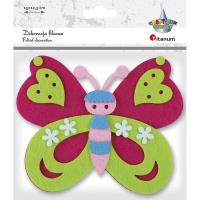 Opakowanie Filcowy motyl 3D 150x125mm 1szt