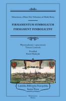 Okładka książki Firmamentum symbolicum. Firmament symboliczny