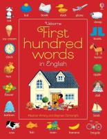 First Hundred Words in English wer. angielska. Autor: Amery Heather, Stephen Cartwright, Mackinnon Mairi. SmakLiter.pl Okładka książki First Hundred Words in English wer. angielska