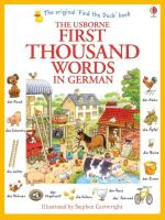 Opakowanie First Thousand Words in German