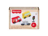 Fisher Price Samochody drewniane. Wydawca: Fisher- Price. SmakLiter.pl Opakowanie Fisher Price Samochody drewniane