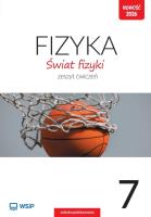 Okładka książki Fizyka SP 7 Świat fizyki ćwiczenia