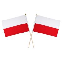 Opakowanie Flaga polski chorągiewka 14x21cm 2szt