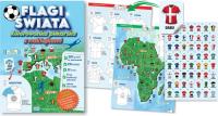 Okładka książki Flagi świata. Kolorowanka piłkarska z naklejkami
